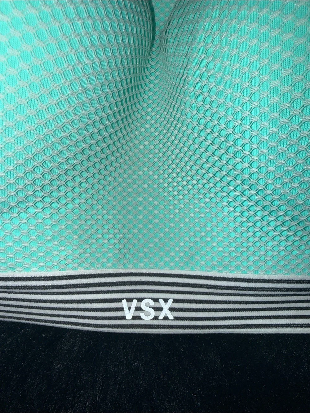VSX Mint Green & Purple Racerback Support Sports Bra